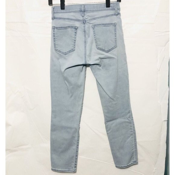 Gap 1969 Jeans Women’s Size 27 Resolution Slim Straight  Stretch Denim 26x27 - Picture 7 of 11